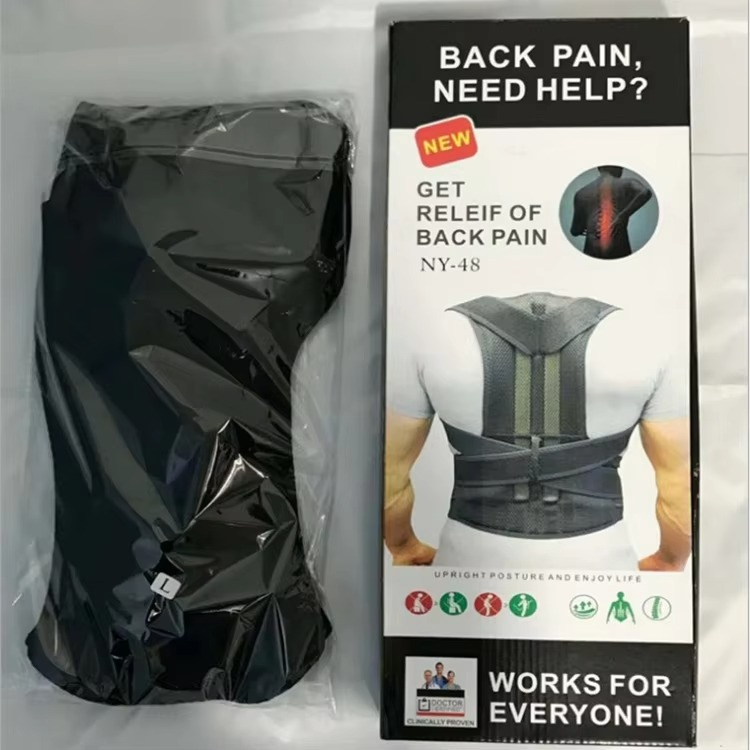 Posture Corrector Back Support Belt | Spine & Shoulder Pain Relief for Men & Women (Size L)
