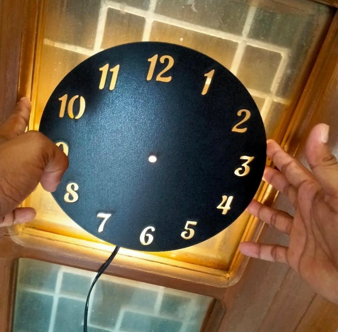 Heart & Butterfly Wall Clock