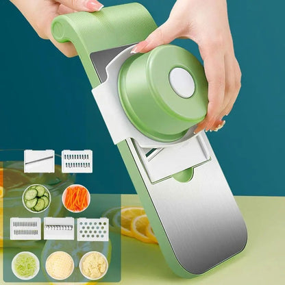 Multifunctional Stainless Steel Vegetable Slicer & Chopper – Kitchen Tool for Daily Cooking
