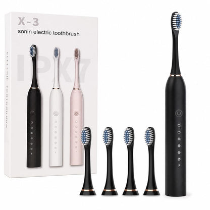 X-3 Sonic Electric Toothbrush with Replacement Heads