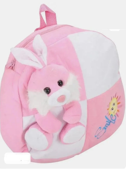 Pink Plush Bunny Backpack