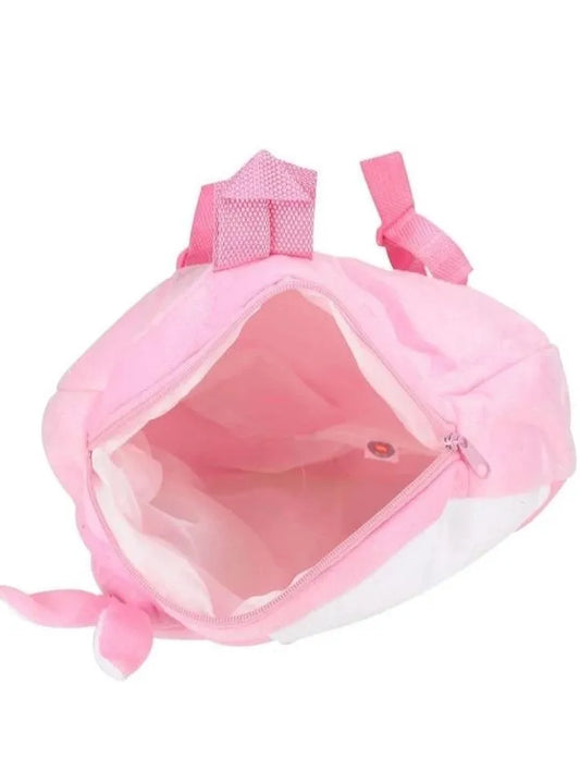 Pink Plush Bunny Backpack