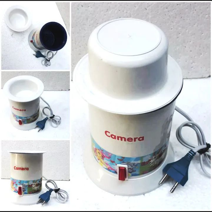 Baby Bottle Warmer & Feeder Warmer by Camera - Electric Milk Warmer for Newborn - White 1 Piece (without Cap)