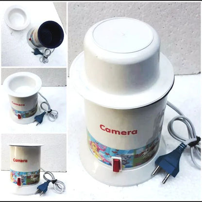 Baby Bottle Warmer & Feeder Warmer by Camera - Electric Milk Warmer for Newborn - White 1 Piece (without Cap)