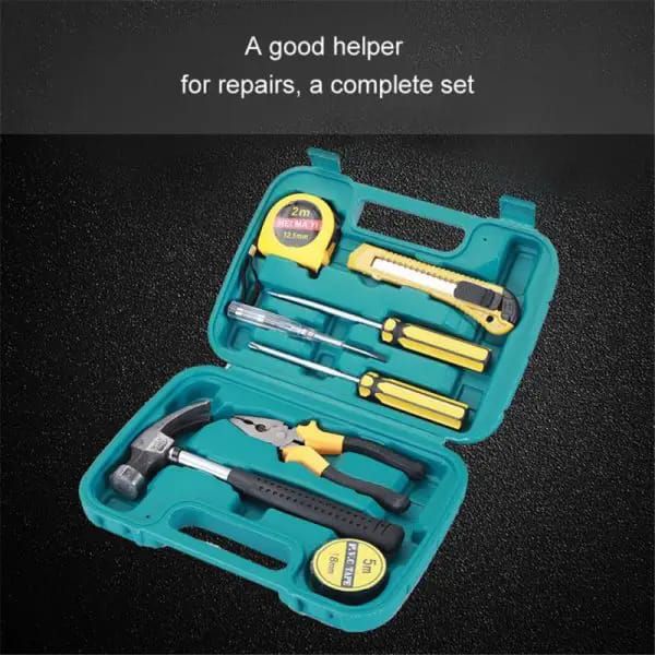 8 Pcs Professional Tool Set with Storage Box – Hardware & Daily Repair Kit