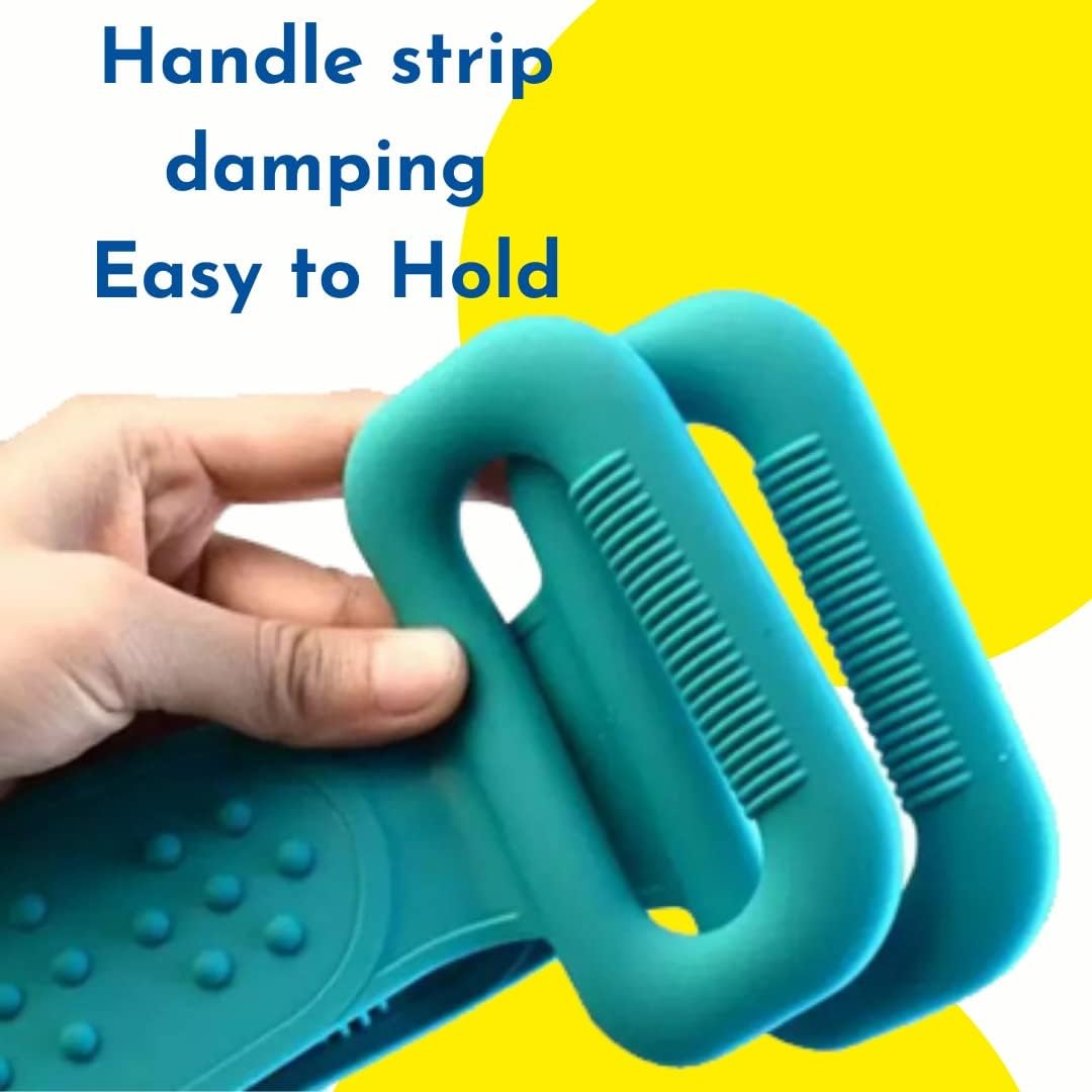 Silicone Back Scrubber Bath Belt | Body Exfoliator for Daily Hygiene (Random Color)