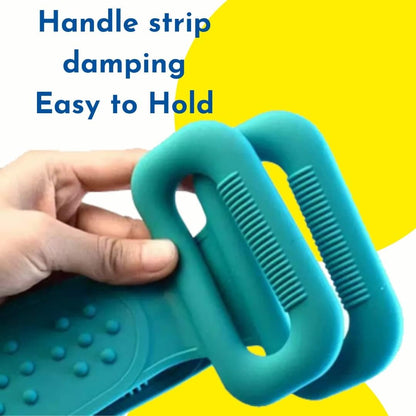 Silicone Back Scrubber Bath Belt | Body Exfoliator for Daily Hygiene (Random Color)